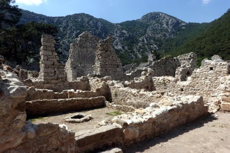 Ruiny antického města Olympos